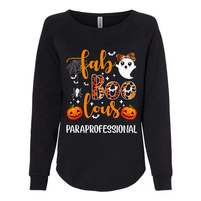 Faboolous Paraprofessional Funny Para Squad Happy Halloween Womens California Wash Sweatshirt