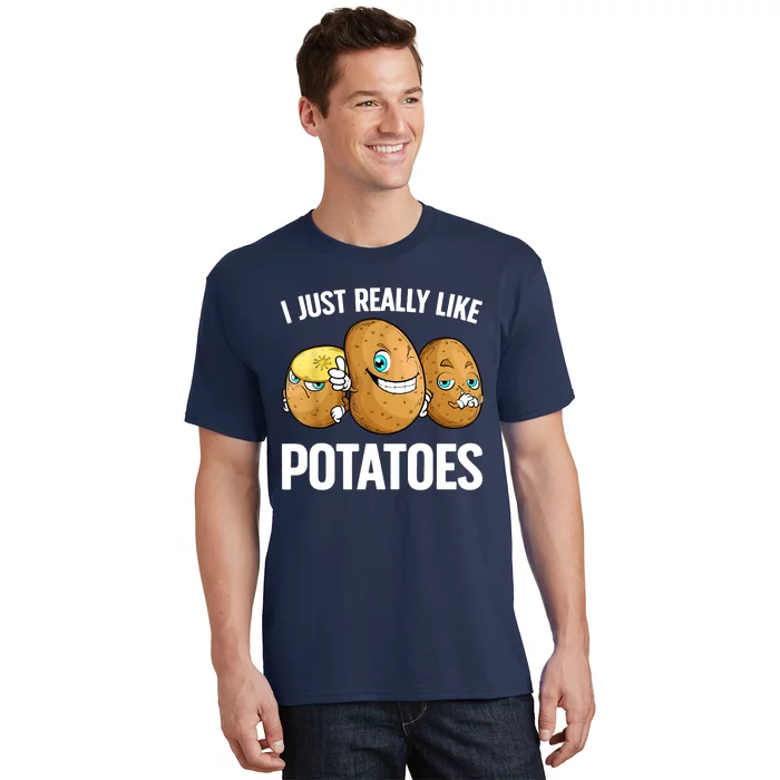 Funny Potato For Men Women Potatoes Lover Vegetables Kawaii T-Shirt