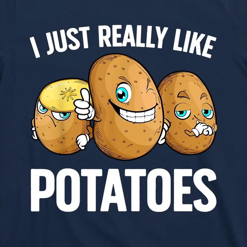 Funny Potato For Men Women Potatoes Lover Vegetables Kawaii T-Shirt