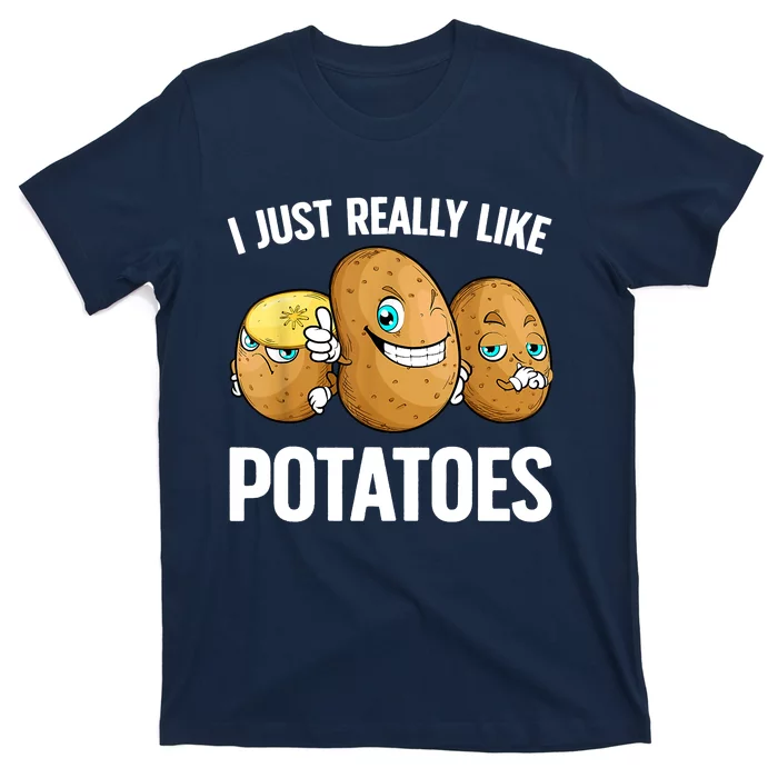 Funny Potato For Men Women Potatoes Lover Vegetables Kawaii T-Shirt