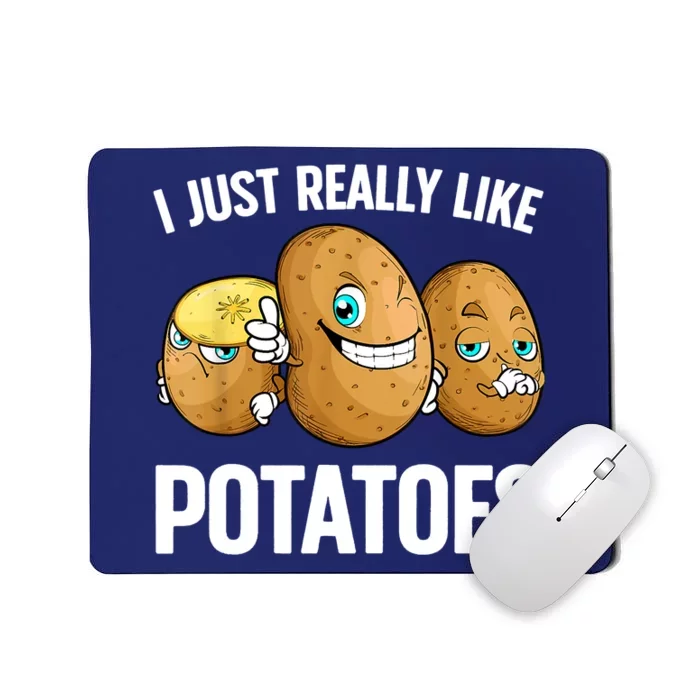 Funny Potato For Men Women Potatoes Lover Vegetables Kawaii Mousepad