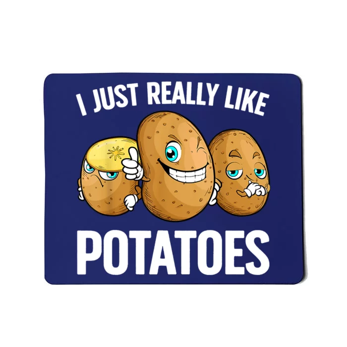 Funny Potato For Men Women Potatoes Lover Vegetables Kawaii Mousepad