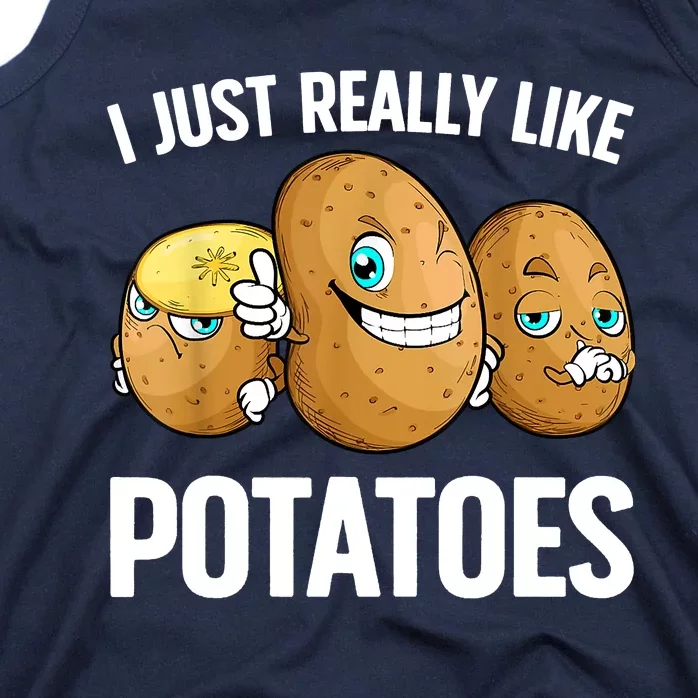 Funny Potato For Men Women Potatoes Lover Vegetables Kawaii Tank Top