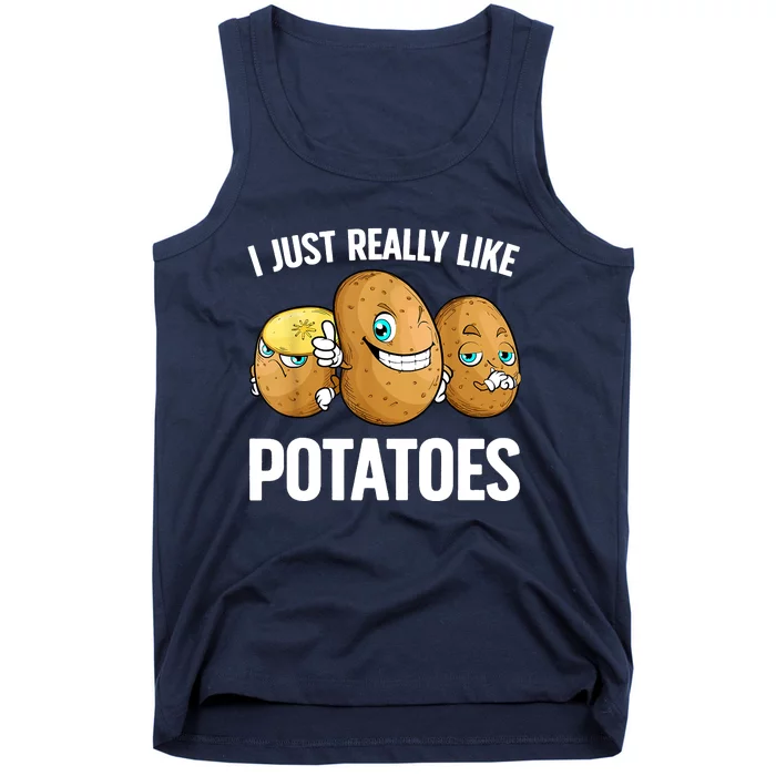 Funny Potato For Men Women Potatoes Lover Vegetables Kawaii Tank Top