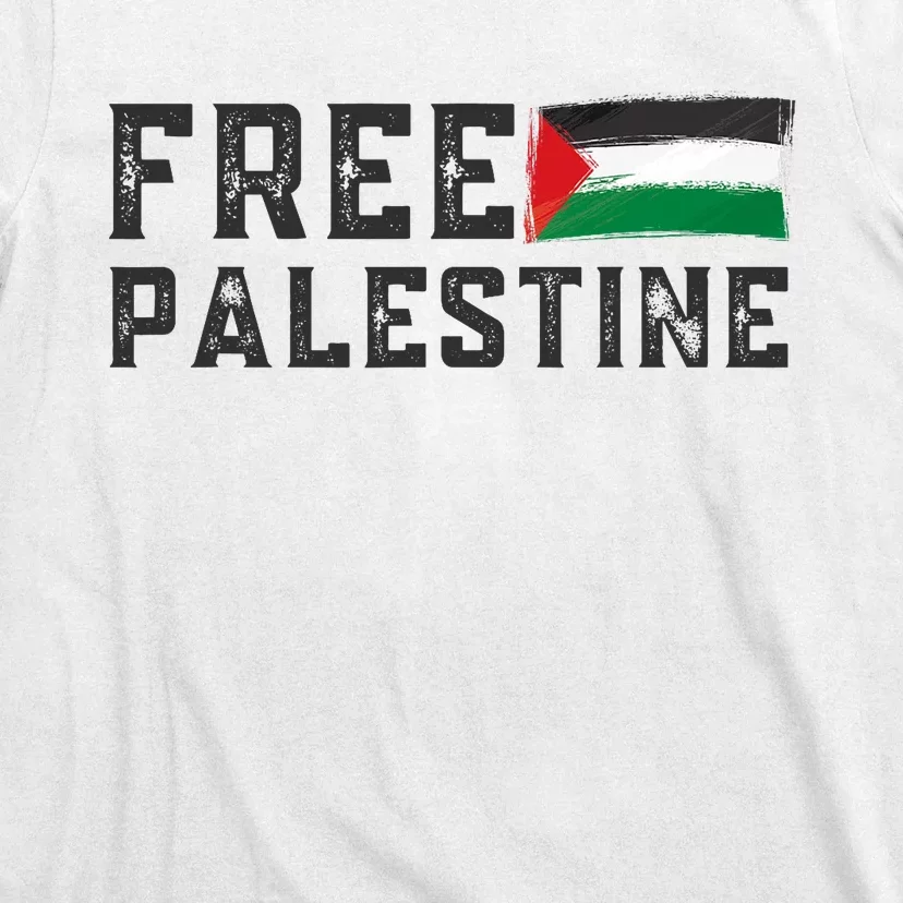 Free Palestine Flag Arabic Gaza T-Shirt