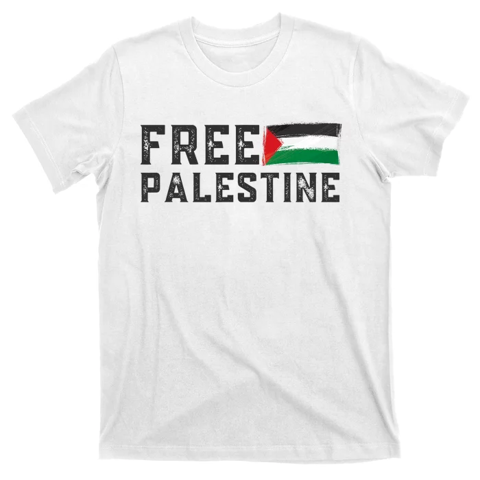 Free Palestine Flag Arabic Gaza T-Shirt