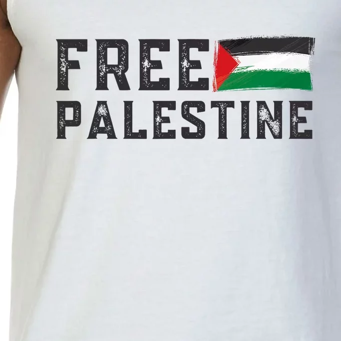 Free Palestine Flag Arabic Gaza Comfort Colors® Tank Top