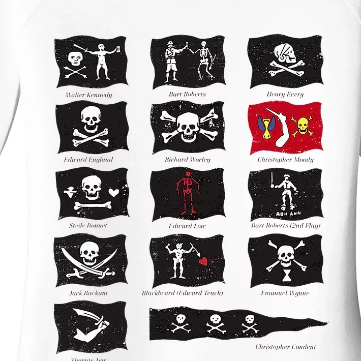 Famous Pirates Flags Women's Perfect Tri Tunic Long Sleeve Shirt