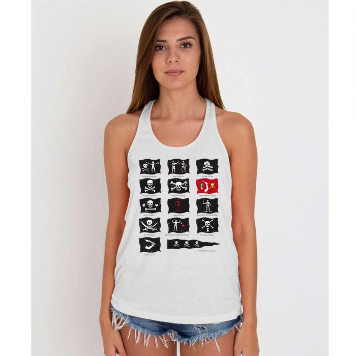 Famous Pirates Flags Women's Knotted Racerback Tank