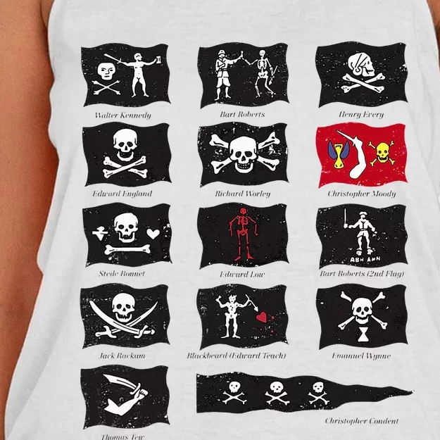 Famous Pirates Flags Women's Knotted Racerback Tank