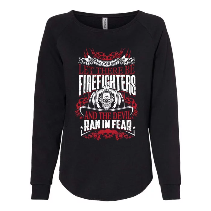 Funny Proud Firefighter Christmas Gift Fire Gift Womens California Wash Sweatshirt