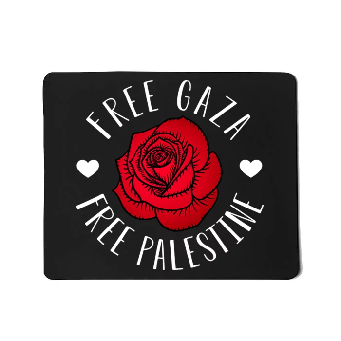 Floral Palestine Free Palestine Gaza Palestinian Support Mousepad