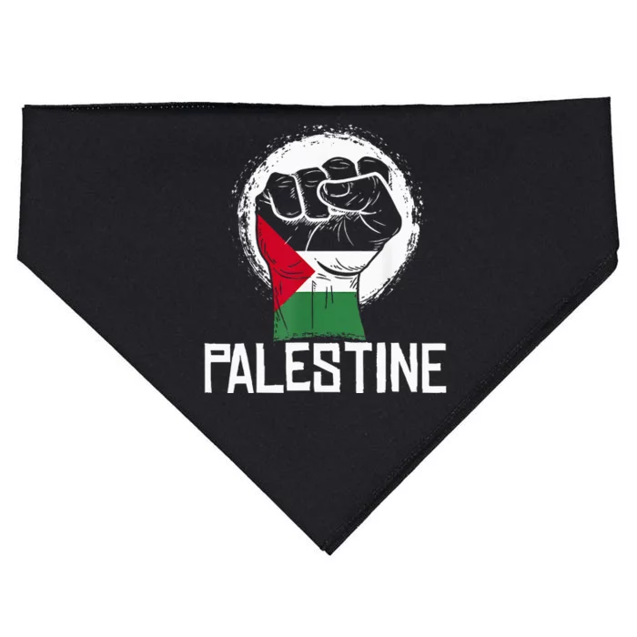 Free Palestine USA-Made Doggie Bandana