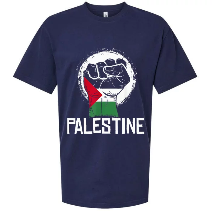 Free Palestine Sueded Cloud Jersey T-Shirt