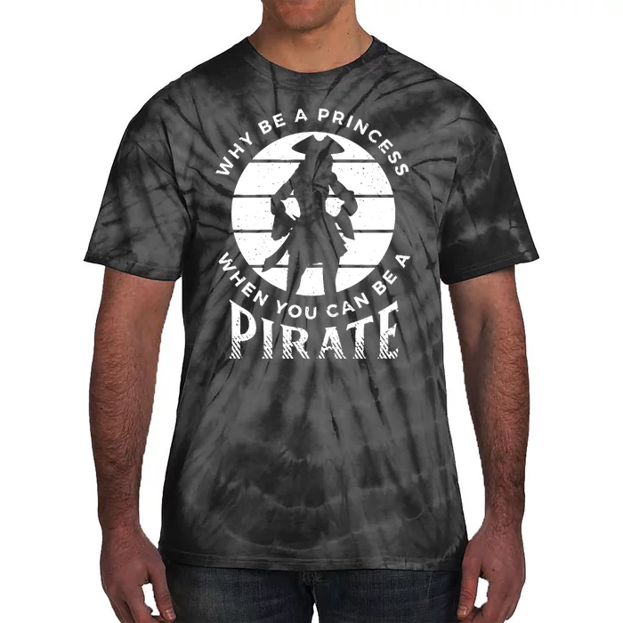 Funny Pirate Freebooter Buccaneer Caribbean Adventure Tie-Dye T-Shirt