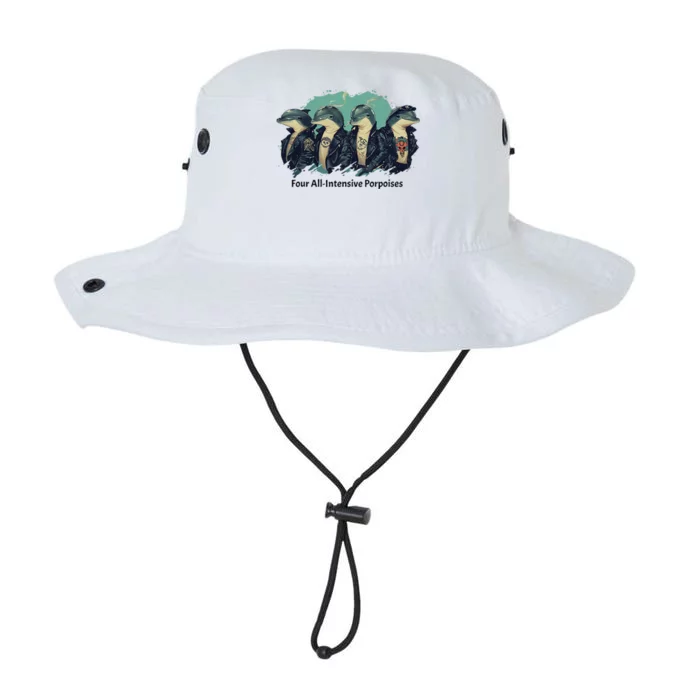 Funny Pun Four All Intensive Porpoises Legacy Cool Fit Booney Bucket Hat