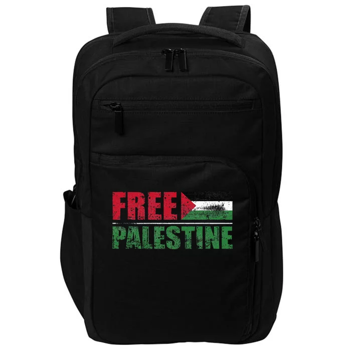 Free Palestine Impact Tech Backpack