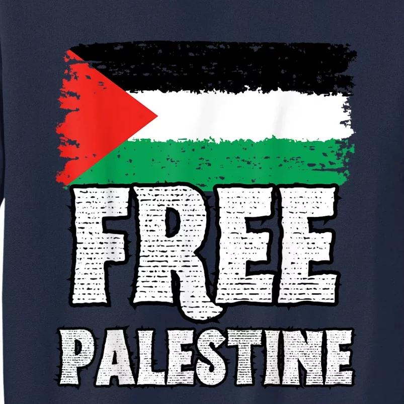 Free Palestine Flag Tall Sweatshirt