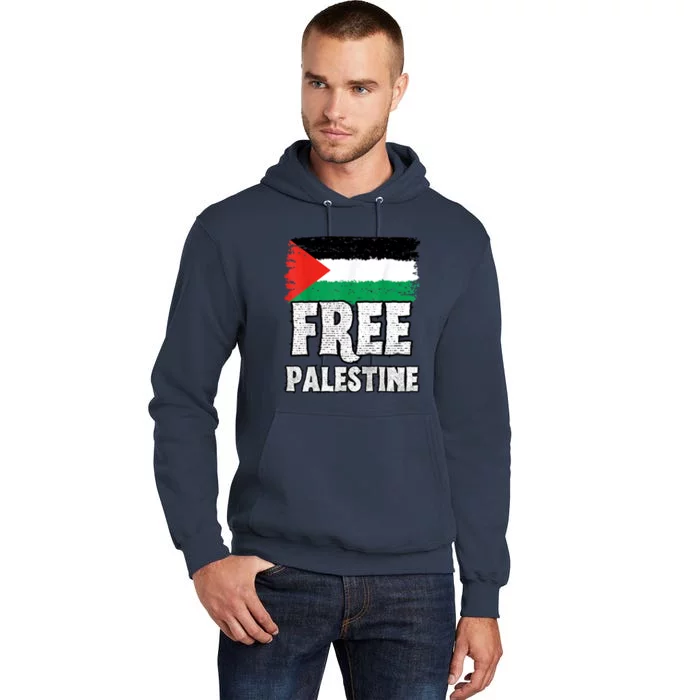 Free Palestine Flag Tall Hoodie