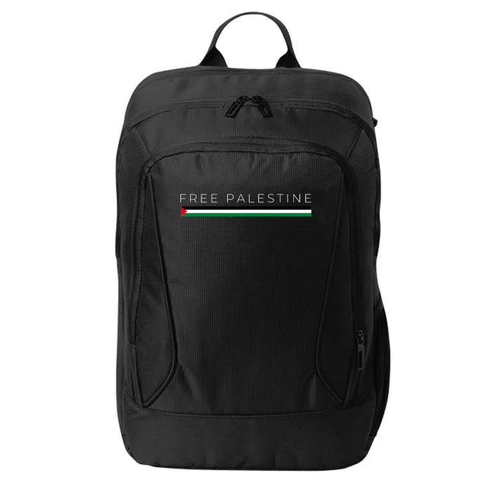 Free Palestine Flag City Backpack