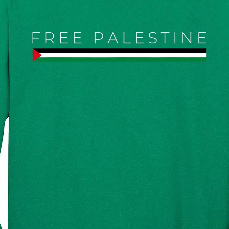 Free Palestine Flag Long Sleeve Shirt