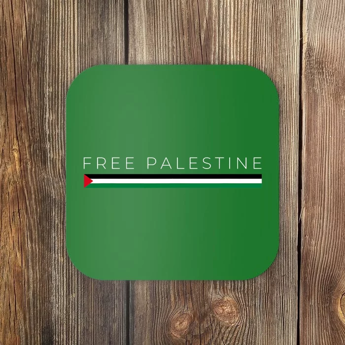 Free Palestine Flag Coaster