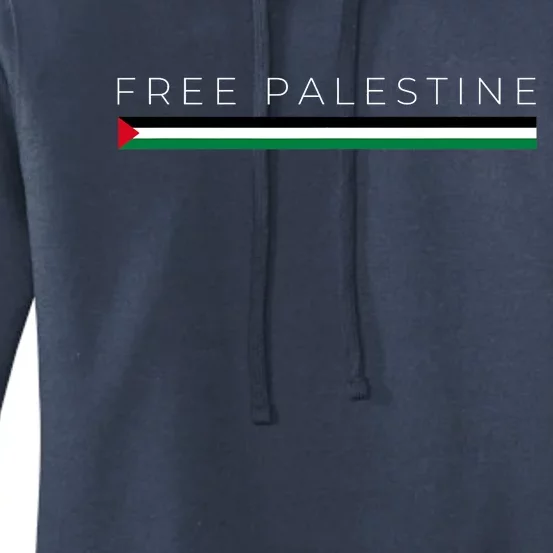 Free Palestine Flag Women's Pullover Hoodie