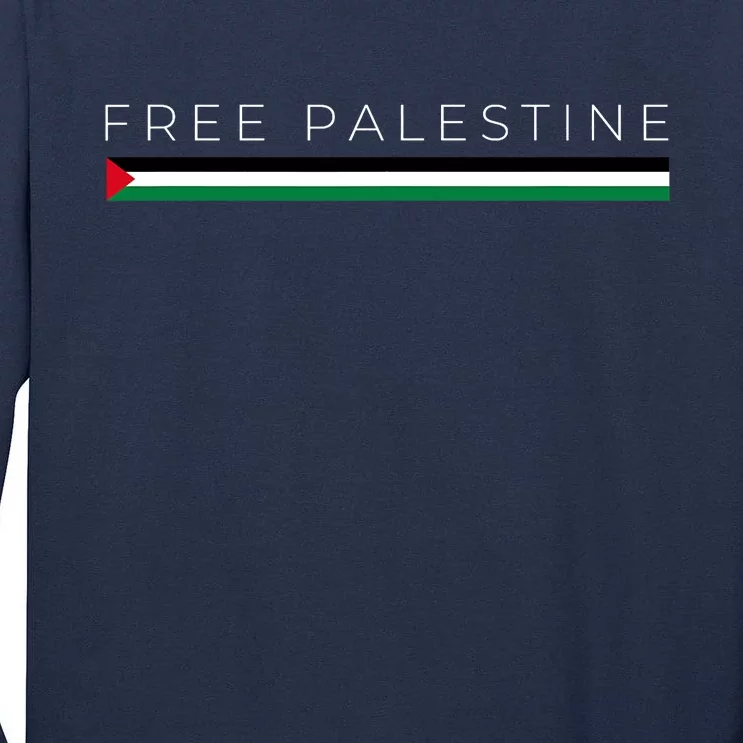 Free Palestine Flag Tall Long Sleeve T-Shirt