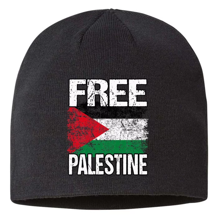 Free Palestine 8 1/2in Sustainable Knit Beanie