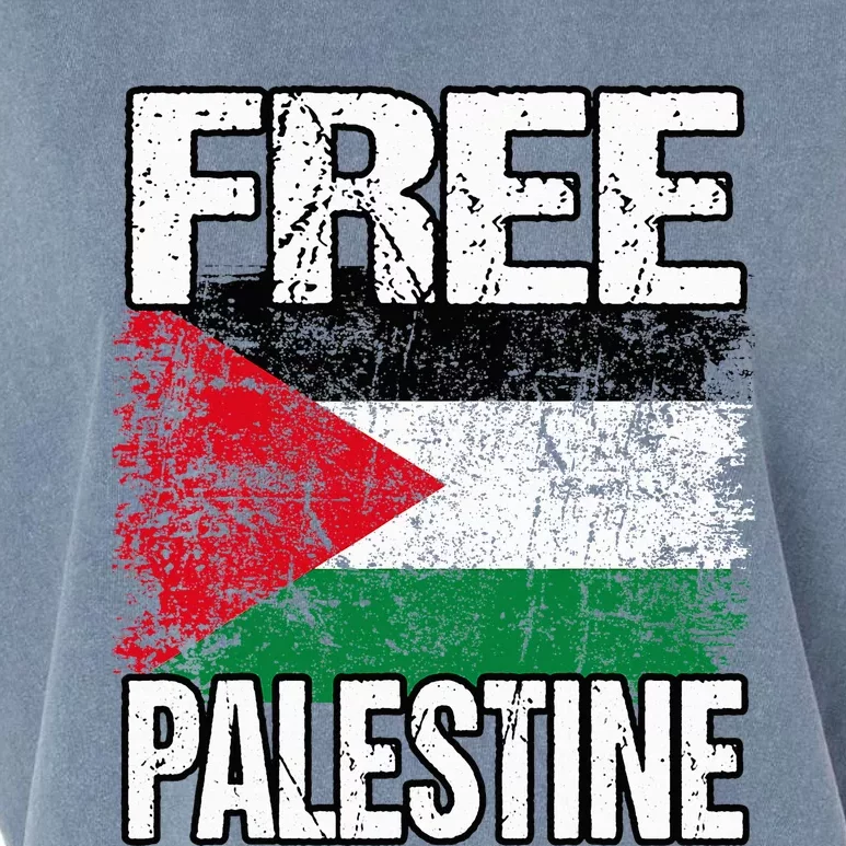 Free Palestine Garment-Dyed Women's Muscle Tee