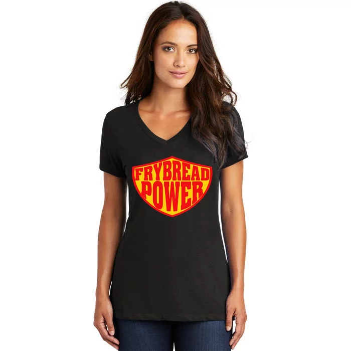 Frybread Power Women's V-Neck T-Shirt