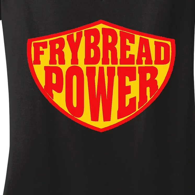 Frybread Power Women's V-Neck T-Shirt