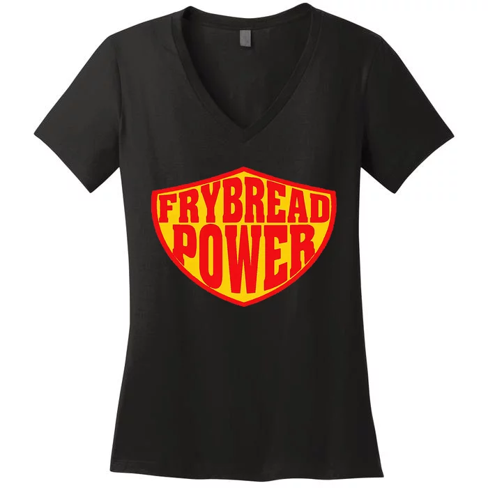 Frybread Power Women's V-Neck T-Shirt