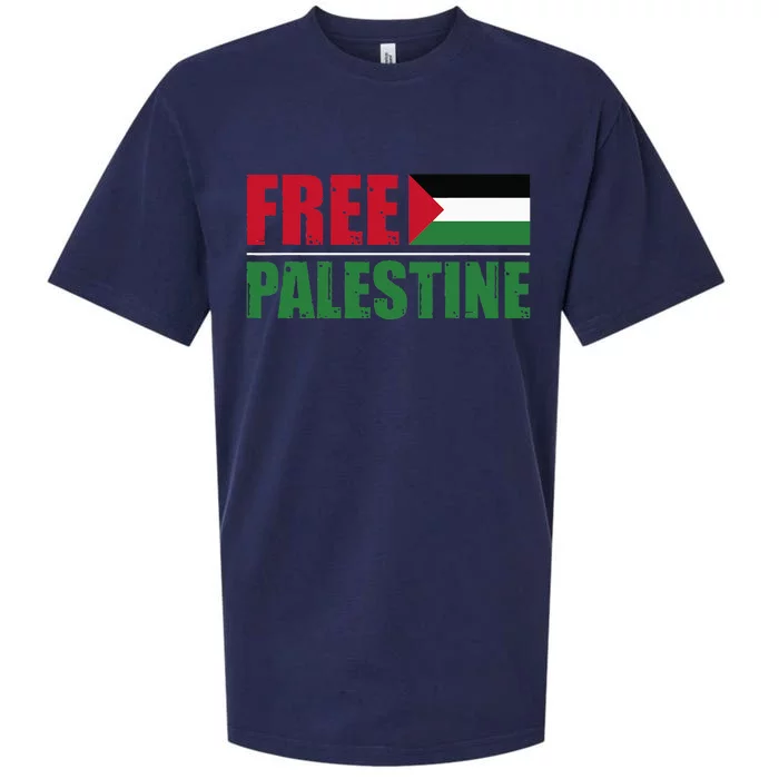 Free Palestine Sueded Cloud Jersey T-Shirt