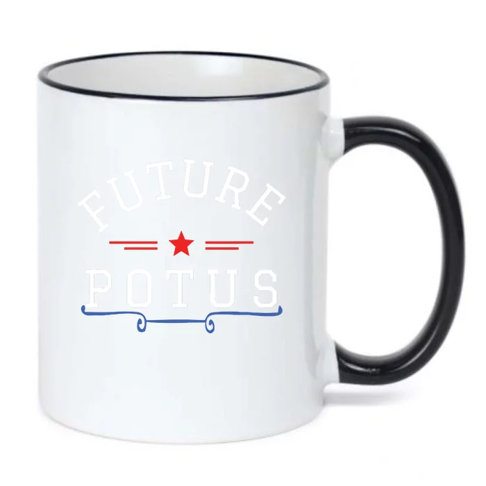 Future Potus Funny President Black Color Changing Mug