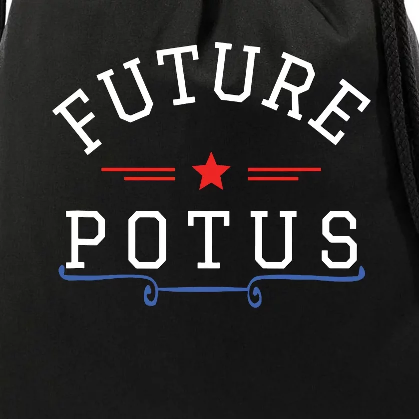 Future Potus Funny President Drawstring Bag