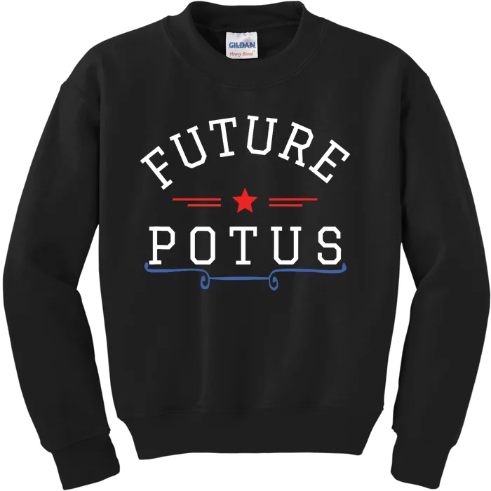 Future Potus Funny President Kids Sweatshirt