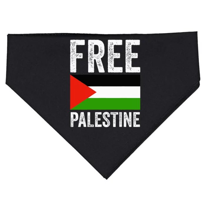 Free Palestine USA-Made Doggie Bandana