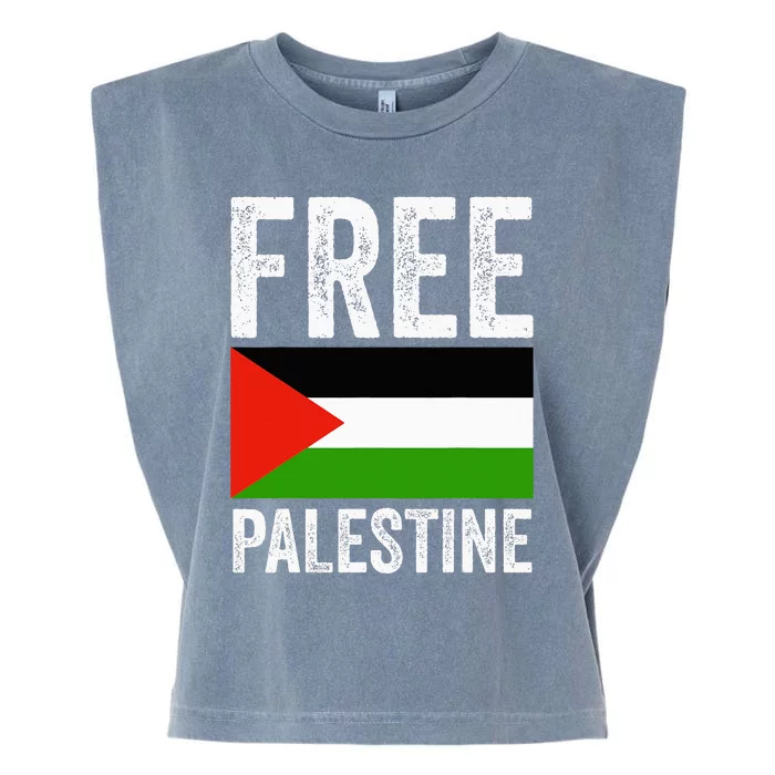 Free Palestine Garment-Dyed Women's Muscle Tee