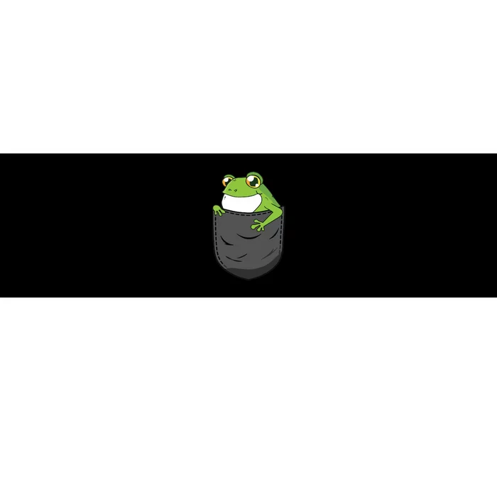 Frog Pocket Funny Bumper Sticker