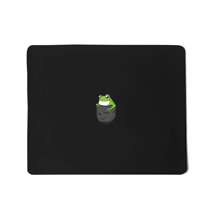 Frog Pocket Funny Mousepad