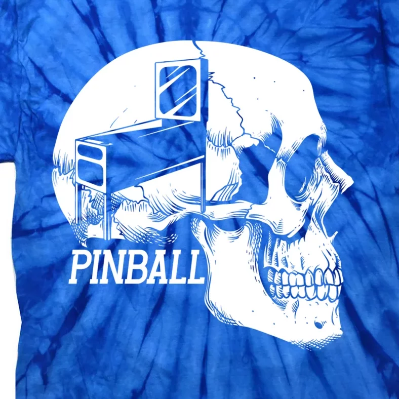 Funny Pinball Fan Skeleton Gaming Gamer Gift Tie-Dye T-Shirt