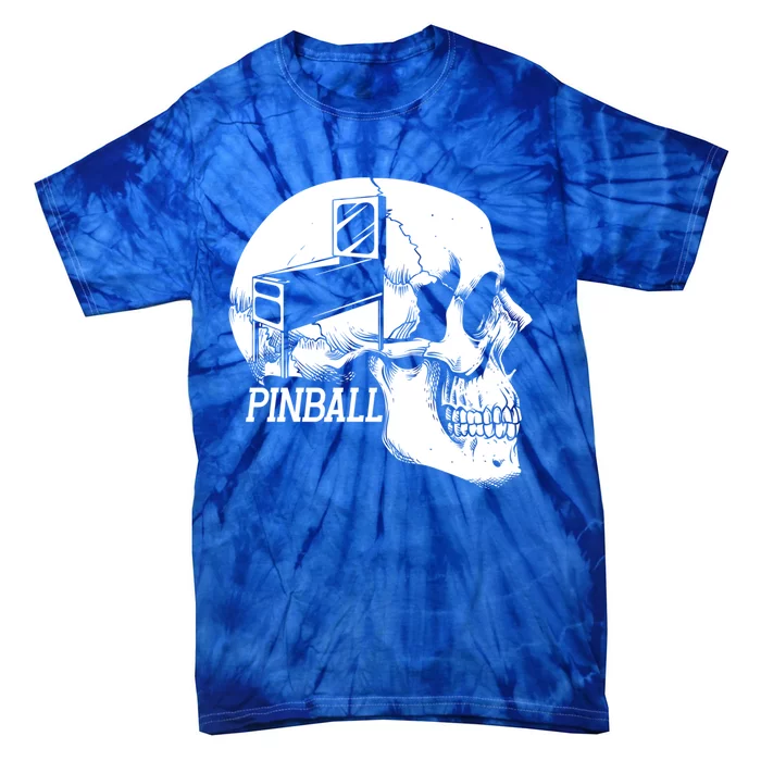 Funny Pinball Fan Skeleton Gaming Gamer Gift Tie-Dye T-Shirt