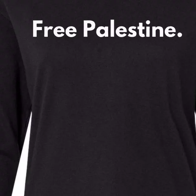 Free Palestine For Women Men Gaza Womens Cotton Relaxed Long Sleeve T-Shirt