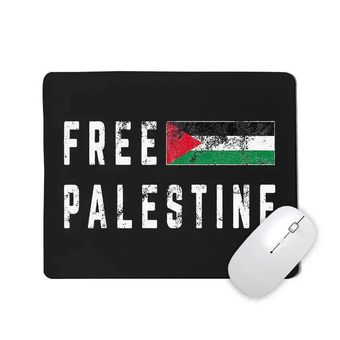 Free Palestine Flag Stand For Peace In The Middle East Mousepad