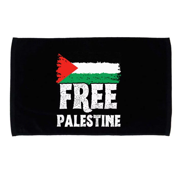 Free Palestine Flag Microfiber Hand Towel