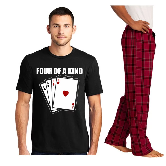 Funny Poker Four Of A Kind Aces Texas Holdem Lucky Poker Pajama Set