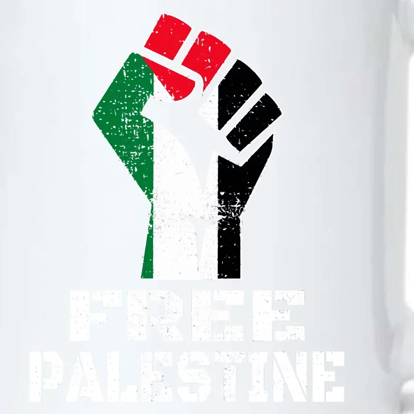 Free Palestine Black Color Changing Mug