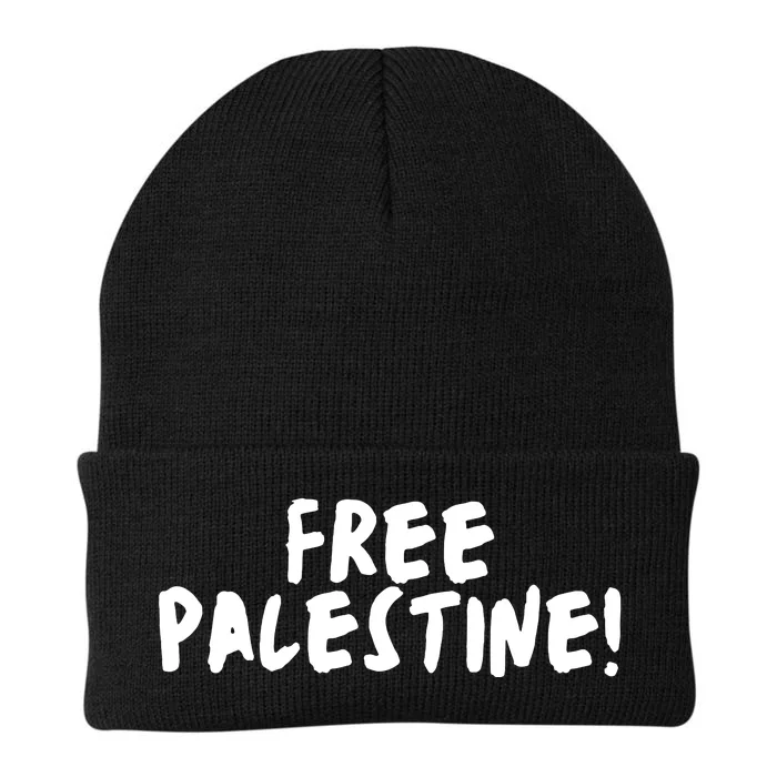 Free Palestine Knit Cap Winter Beanie