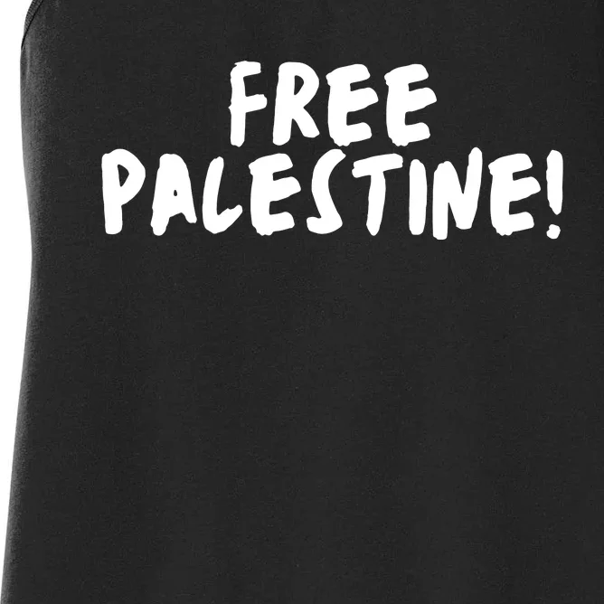 Free Palestine Women's Racerback Tank